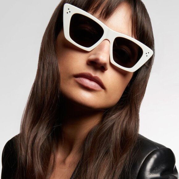 Celine | Accessories | Celine Cateye Sunglasses Color Offwhite